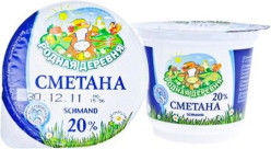 Rodnaja Derevnja Smetana 250g