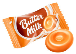 BUTTER MILK s příchutí slaný karamel