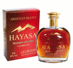 Brandy Hayasa 9 let 0,5L 40% PROSHYAN