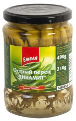 Feferonky Dinamit Emelja 490g