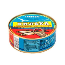 Kilka v rajcatové omácce Glavtorg 156g