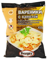 Vareniky se zelí Berger 450g