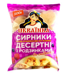 Syrniki s rozinkami 500g Ukrainka