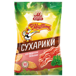 Suchariky se slaninou Martin 60g