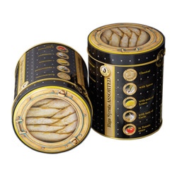 Uzený šproty Assorti (5*160g) 800g Bivais Vilnis