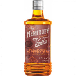 Vodka Nemiroff Honey Peper 0,5L 40%