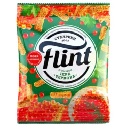 Suchariky červený kaviár Flint 70g