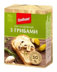 Tavený sýr s houbami 70 g GLOBINO