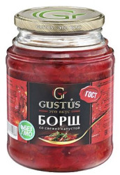 Polévka boršč s čerstvým zelím 450g Gustus