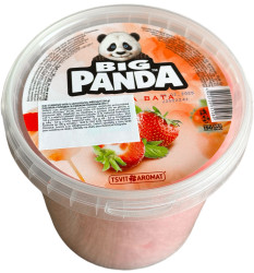 Cukrová vata s jahodovou příchutí 30g Big Panda