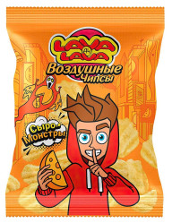 Čipsy se sýrovou příchutí 50g Lava