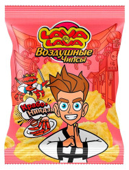 Čipsy s přichuti kraba 50g Lava