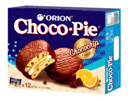 Choco Pie 12*30g Čokoláda-Pomeranč Orion