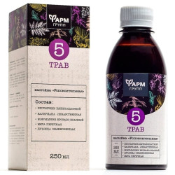 5 bylinná tinktura 250ml Farm Grupp