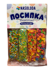 Cukrářský posyp MIX 24g 4ks Nasoloda