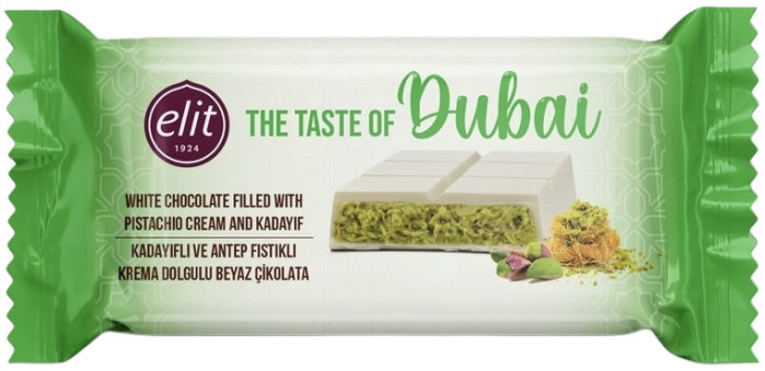 detail Dubajská bílá čokoláda 90g Elit