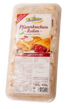 detail Mražené palačinky s višně 900g