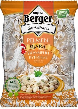 detail Pelmeně RJABA Berger 900g