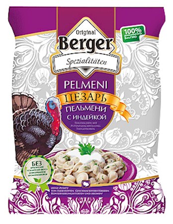 detail Pelmeně Krůtí Berger 900g