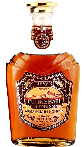 detail Brandy Premium 3 roky 0,5L 40% IJEVAN