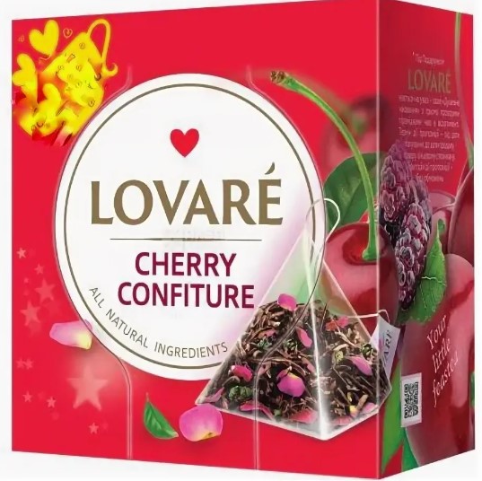 detail Čaj Cherry Confiture 15*2g Lovaré 