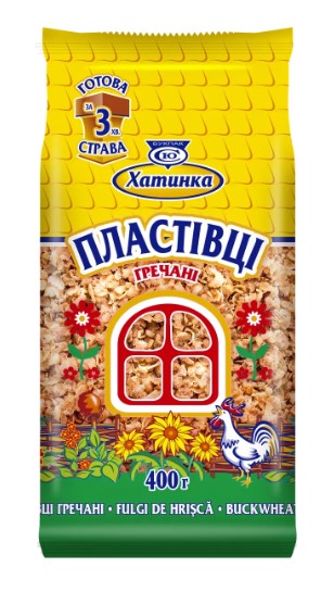 detail Pohankové vločky Chatinka 400g