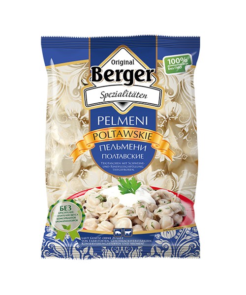 detail Pelmeně Poltavské Berger 900g