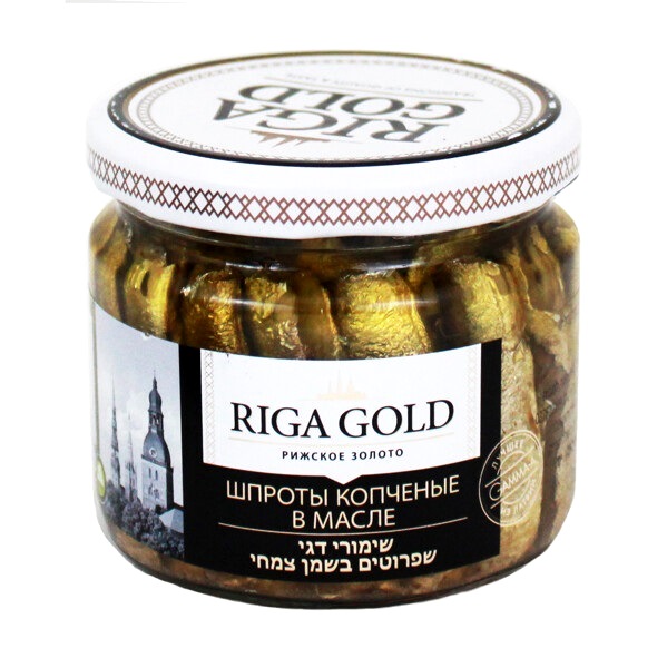 detail Šproty v oleji RIGA GOLD 175g