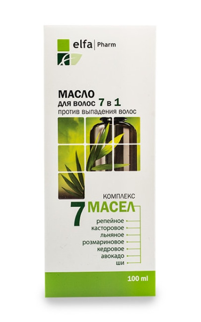 detail Komplex oleju na vlasy 7v1 100ml Elfa Pharm