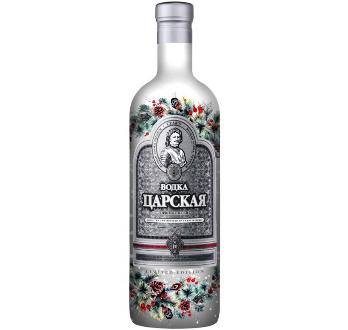 detail Vodka Carská Novoroční Hýl (snegiri) 1L 40%