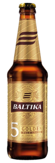 detail Pivo Baltika N5 Gold 0,47L Alk. 5,3%