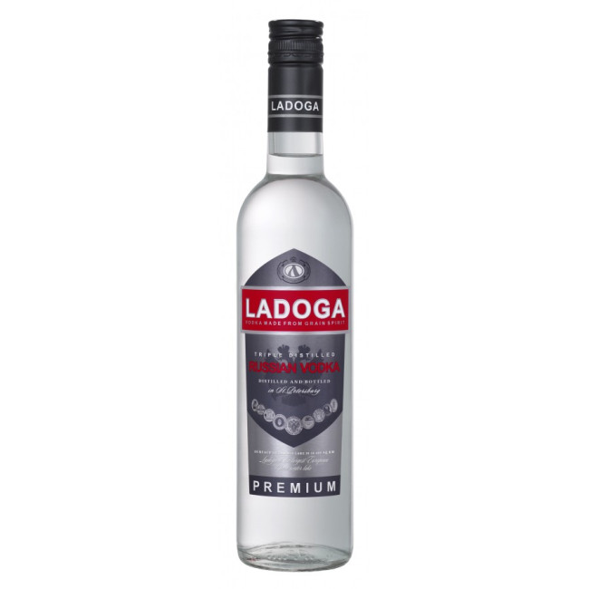 detail Vodka Ladoga Premium 0,5L