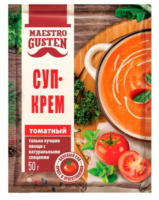 detail Rajčatová krémová polévka 50g Maestro Gusten