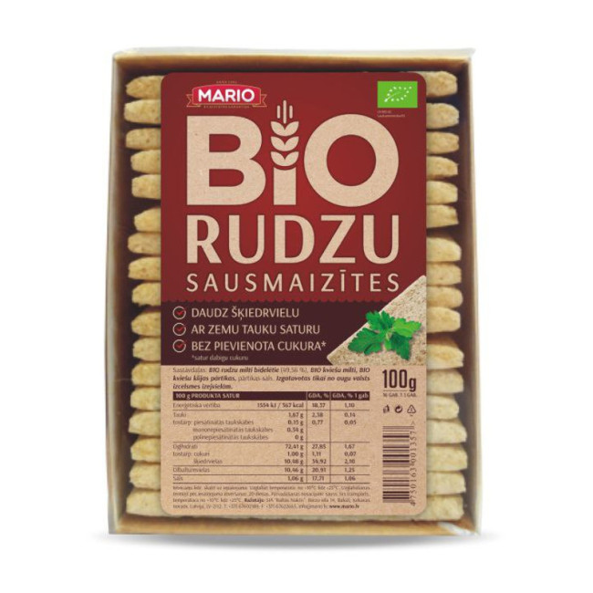 detail Chlebcy žitný bio 100g Mario