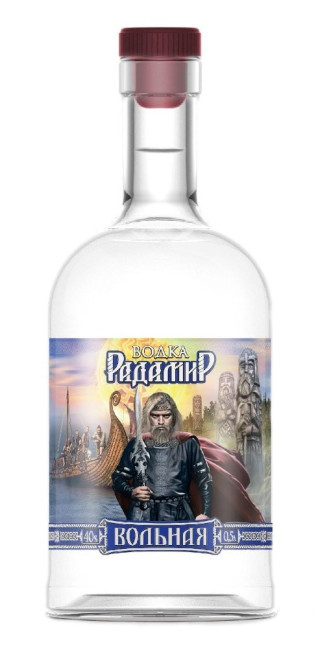 detail Vodka Radamir Volnaya 0,5L 40%