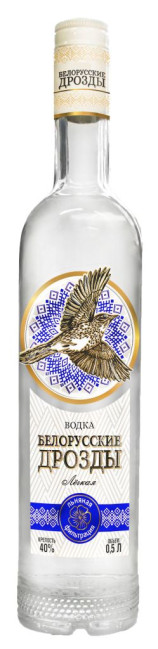 detail Vodka Belarusian Blackbirds Light 0,5L 40%