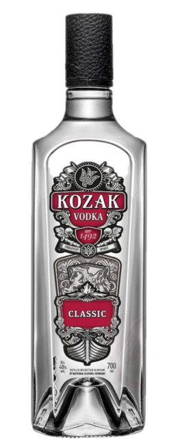 detail Vodka Kozak 0,7L 40%