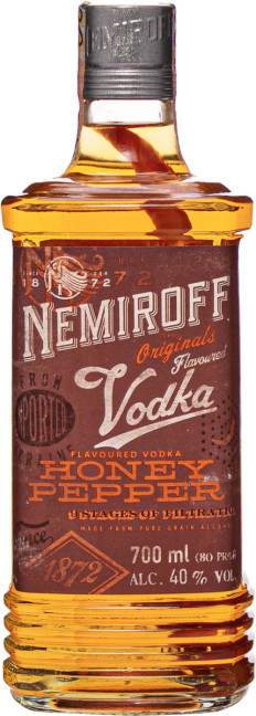 detail Vodka Nemiroff Honey Pepper 0,7L 40%