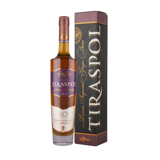 detail Brandy Tiraspol 15 rokov 0,5L 40% KVINT