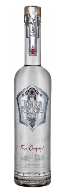 detail Vodka White Gold 0,5L 40%