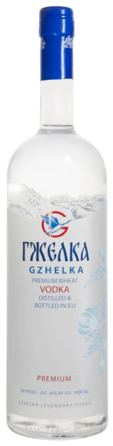 detail Vodka Gželka 1l 40 %