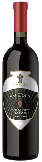 detail Červené suché víno Saperavi Qvevri 0,75l Marani