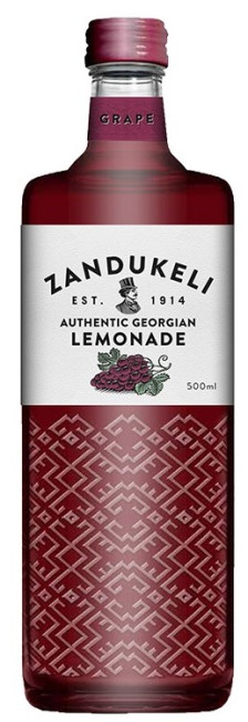 detail Limonáda s přichutí Hrozen 0,5L Zandukeli