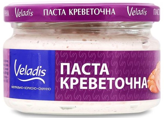 detail Pomazánka s krevetami 160g Veladis