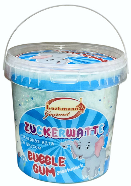 detail Cukrová vata Bubble Gum 50g Lackmann