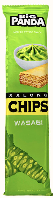 detail Čipsy s příchutí wasabi 50g Big Panda