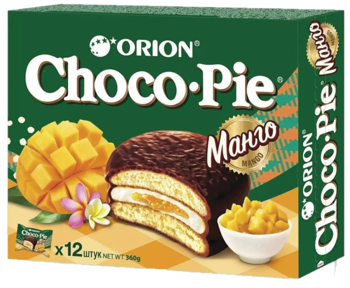 detail Choco Pie Mango 12*30g Orion