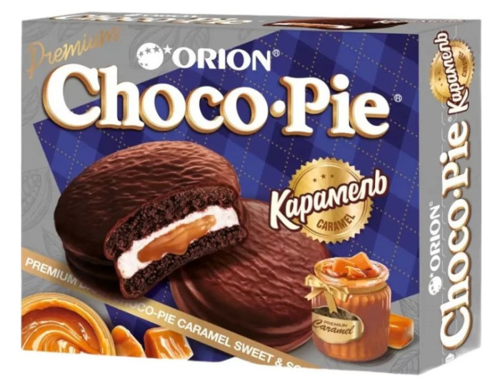 detail Choco Pie Karamel 12*30g Orion