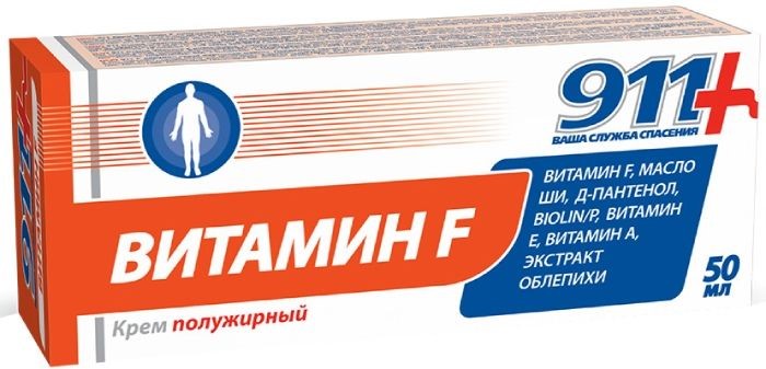 detail Krém polomastný vitamin F 911 50ml