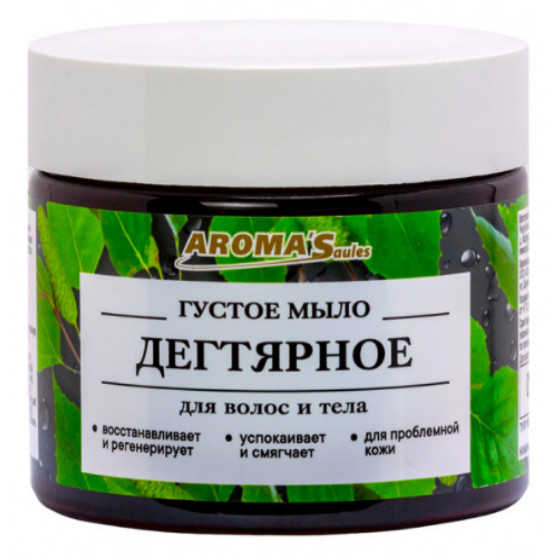 detail Dehtové husté mýdlo 250ml Aroma Saules